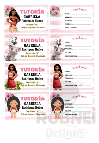 Moana Etiqueta